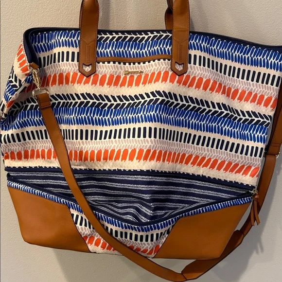 Stella & Dot Multicolor Oversized Getaway Tote Bag - Picture 4 of 6
